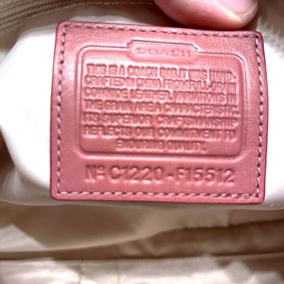 Coach Ginger Beet Leather East West Ashley Shoulder Bag - Picture 7 of 7